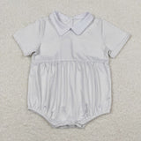 Plaid Boys Summer Romper