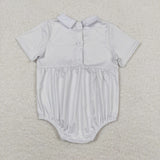 Plaid Boys Summer Romper