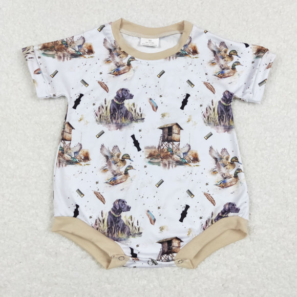 Duck Dog Hunting Boys Summer Romper