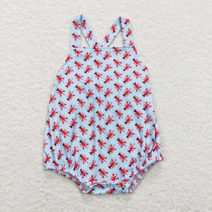 Crawfish Blue Boys Summer Romper