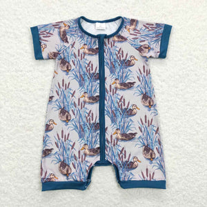 Duck Blue Boys Summer Romper