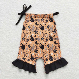 Cactus Stars Brown Girls Summer Romper