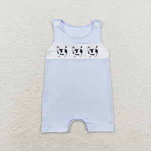 Cow Blue Boys Summer Romper