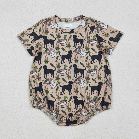 Duck Dog Stars Hunting Boys Summer Romper