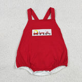 Car Bike Red Boys Summer Romper