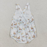 Duck White Boys Summer Romper
