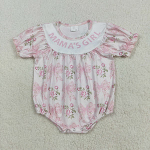 Mama's Girl Floral Girls Summer Romper