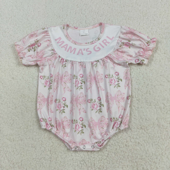 Mama's Girl Floral Girls Summer Romper