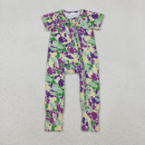 Camo Boys Mardi Gras Romper