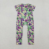 Camo Boys Mardi Gras Romper