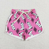 Kids Boots Aztec Hot Pink Mommy & Me Girls Shorts