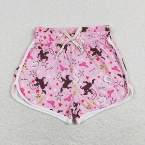 Adult Rodeo Stars Pink Mommy & Me Shorts