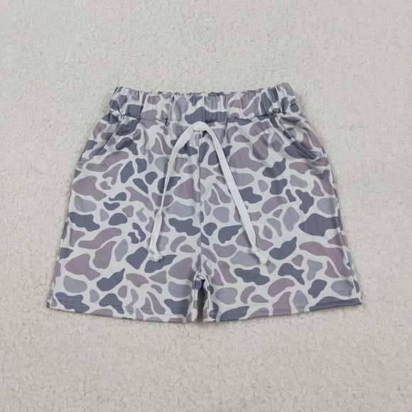Camo Gray Boys Shorts
