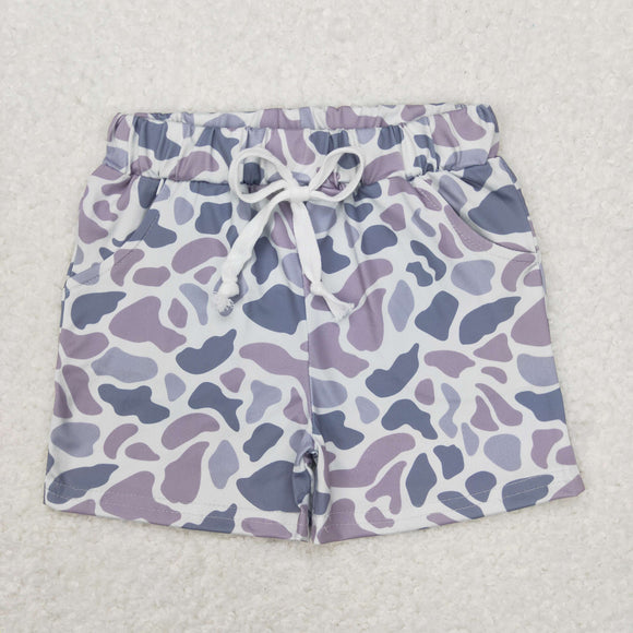 Camo Gray Boys Shorts
