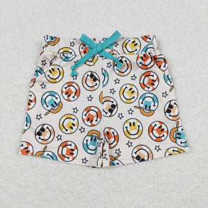 Plaid Smile Boys Shorts
