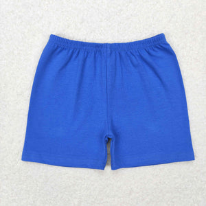 Solid Blue Boys Shorts