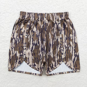 Adult Camo Army Green Mommy & Me Shorts