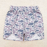 Adult Camo Gray Mommy & Me Shorts