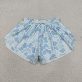 Adult Blue Camo Athletic Women Shorts