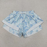 Adult Blue Camo Athletic Women Shorts