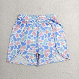 Adult Pink Blue Camo Mommy & Me Shorts