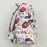 Farm Animals Pink Backpack