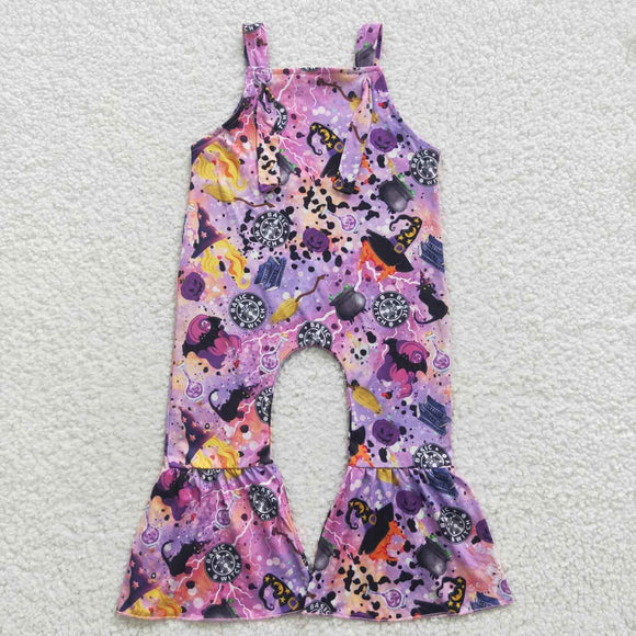 Witch Purple Girls Halloween Jumpsuit