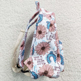 Wild Soul Floral Gem White Backpack