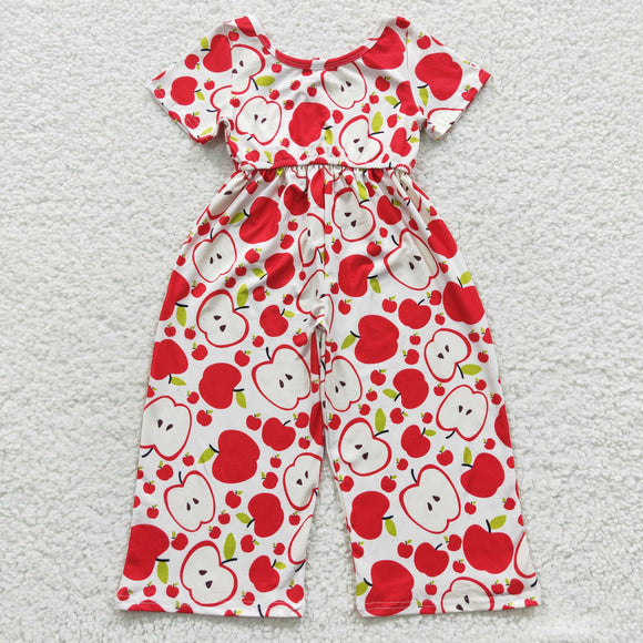 Apples Girls Back to School Jumpsuit