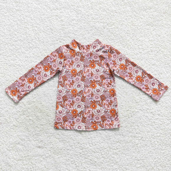 Floral Girls Long Sleeve Top