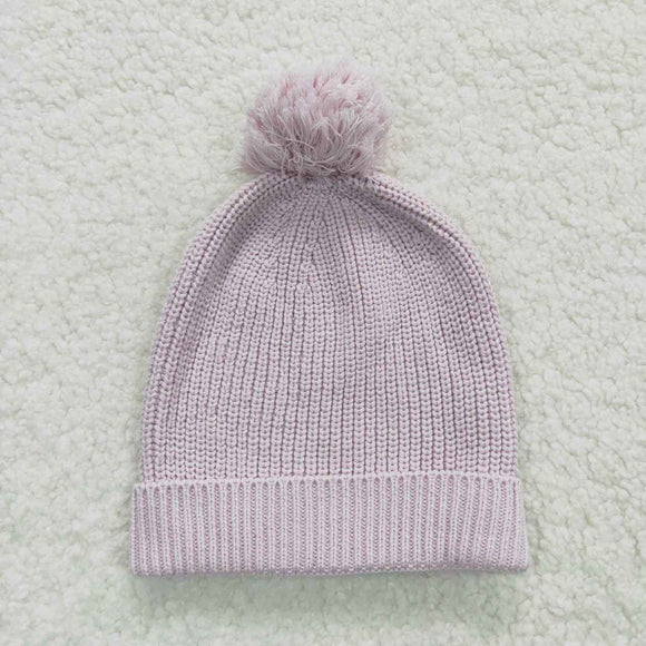 Light Purple Baby Kids Knitted Hat