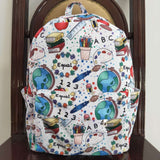 ABC Book Apple White Back to School Backpack