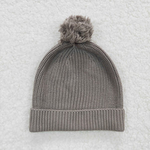 Gray Baby Kids Knitted Hat