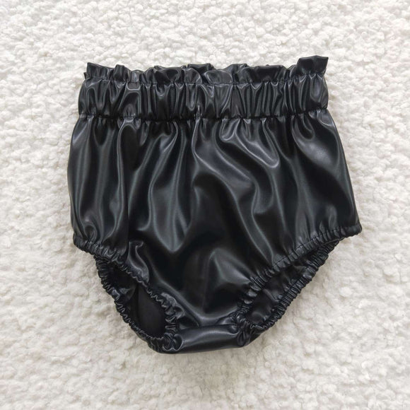 Leather Black Bummies