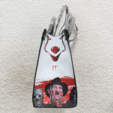 Clown Halloween White Handbag