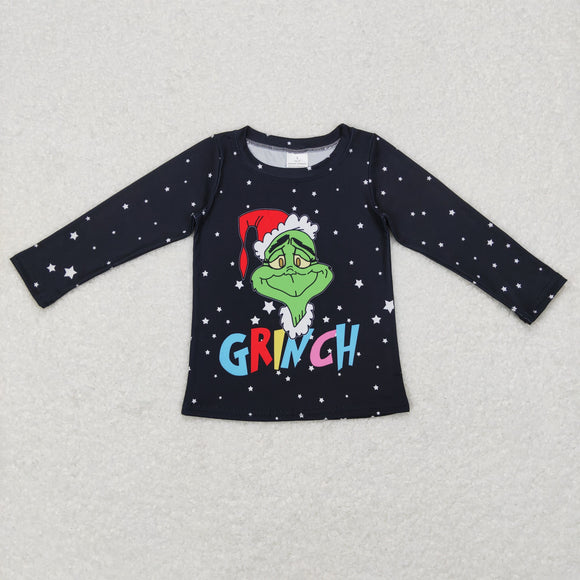 Cartoon Stars Black Girls Christmas Top