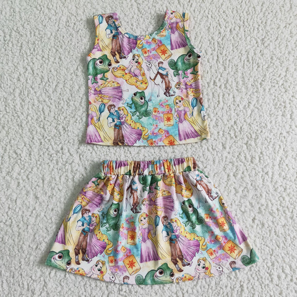 Princess Girls Skirt Sets