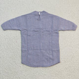 Buttons Blue Soft Kids Sweaters