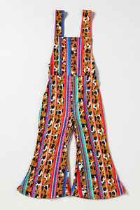 Leopard Print Red Girls Jumpsuit