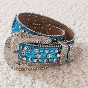 Diamond Blue Kids Belt