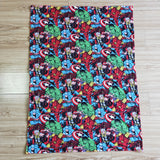 Cartoon Hero Red Baby Blankets