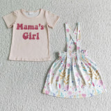 Mamas Girl Floral Girls Skirt Sets
