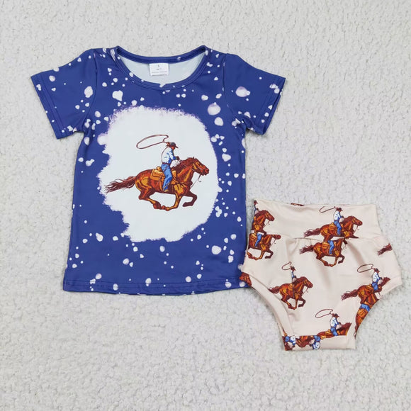 Promotional Rodeo Horse Blue Bummies Sets
