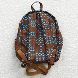 Highland Cow Aztec Brown Backpack