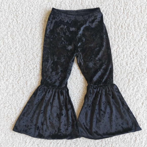 Black Girls Velvet Pants