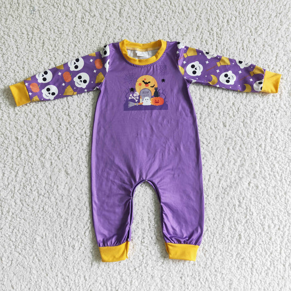 Promotional Rip Ghost Pumpkin Halloween Romper