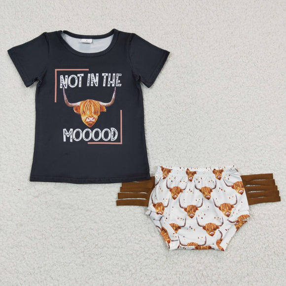 Not in the mooood Black Bummies Sets