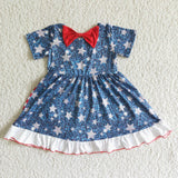 Promotional Star Stripe Girls 4th of July Dress