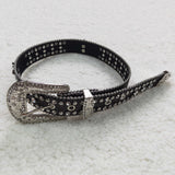Diamond Black Kids Belt