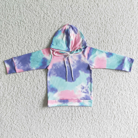 Promotional Tie Dye Kids Hoodie Top